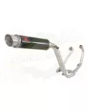 HONDA XL125 VARADERO (JC49) 08-16 Ligne complète & Silencieux GP Rond Noir Inox 360mm
