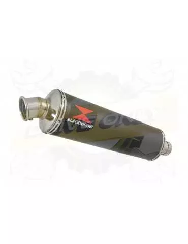 VFR800F VFR 800 1997-2003 (RC46) Ligne complètes & Rond Noir Silencieux En Inox 400mm