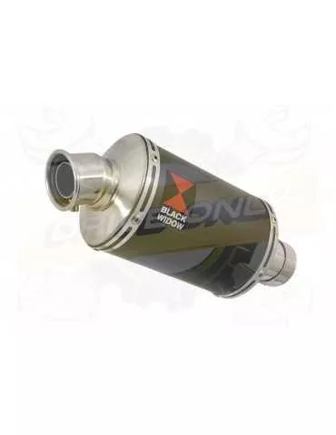 VFR800F VFR 800 1997-2003 (RC46) Ligne complètes & Ovale Noir Silencieux En Inox 230mm