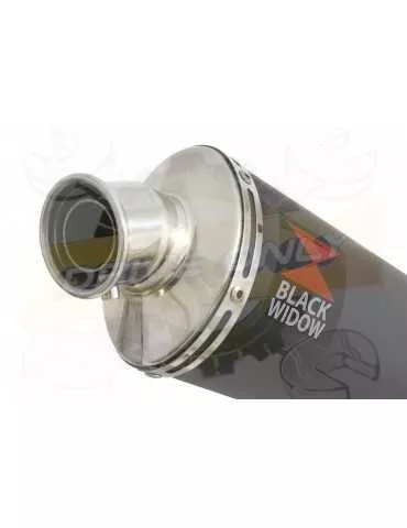VFR800F VFR 800 1997-2003 (RC46) Ligne complètes & Ovale Noir Silencieux En Inox 230mm