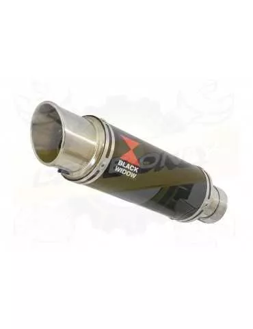 VFR800F VFR 800 1997-2003 (RC46) Ligne complètes & GP Rond Noir Silencieux En Inox 230mm