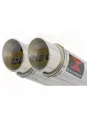 CBF1000 2006-2011 Par paire, Silencieux GP Rond Inox 360mm
