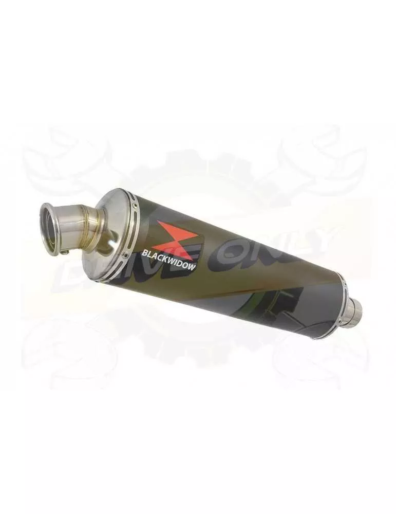CB500 F X CBR500R Performance De Cat Ligne complètes Rond Noir Stainless Silencieux 400mm