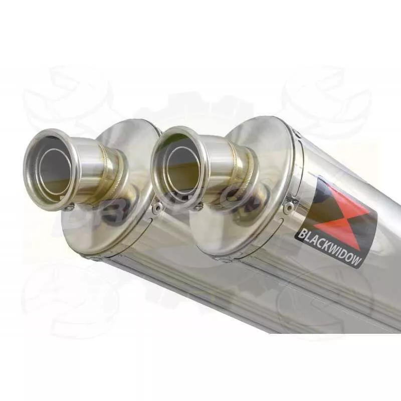 CB1100 X11 4-2 Tube de raccords et Silencieux Rond En Inox 400mm