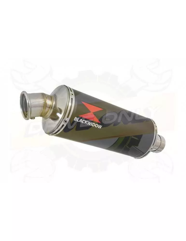 CB500 F X CBR500R Performance De Cat Ligne complètes Rond Noir Stainless Silencieux 300mm