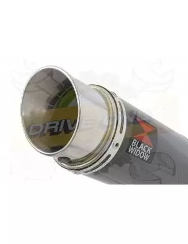 CB500F CB500X CBR500R Tube de raccord & Silencieux Rond En Carbone 200mm
