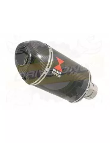 CB500F CB500X CBR500R Tube de raccord & Silencieux Ovale En Carbone 200mm