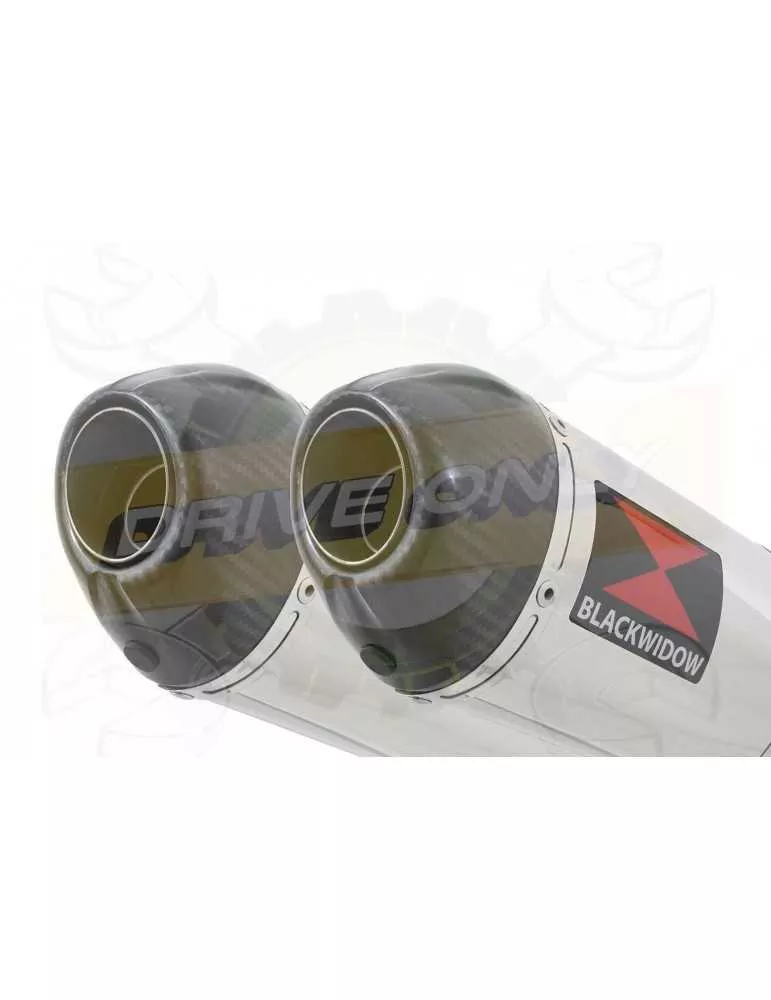 CB1100 X11 4-2 Ligne complète & Silencieux Ovale Inox & carbone 300mm