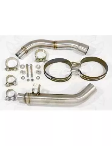 CBF1000 2006-2011 Par paire, Silencieux Ovale Inox 230mm