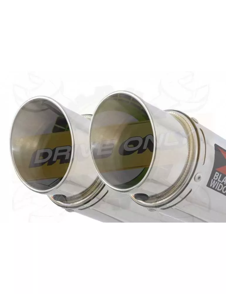 CBF1000 2006-2011 Par paire, Silencieux Rond Inox 200mm