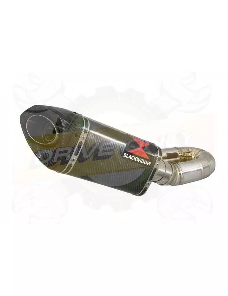 ​CBR1000RR Fireblade 2008-2013 Silencieux kit with  tri-oval En Carbone Silencieux + carbon tip 250mm
