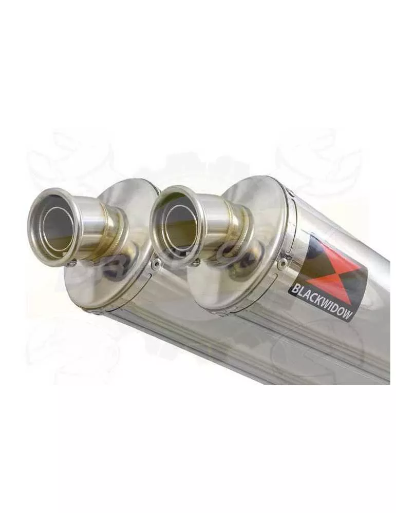 CBR 1000 F CBR1000F FK-FX 1989-1999 SC24 4-2 Tube de raccord + Silencieux Rond Inox 400mm