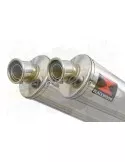 CBR 1000 F CBR1000F FK-FX 1989-1999 SC24 4-2 Tube de raccord + Silencieux Rond Inox 400mm