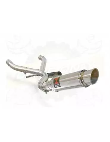 R1150 GS Décatalyseur exhaust collector & GP Style Rond Silencieux En Inox 230mm