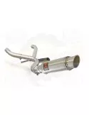 R850R ROADSTER Décatalyseur exhaust collector & GP Style Rond Silencieux En Inox 230mm