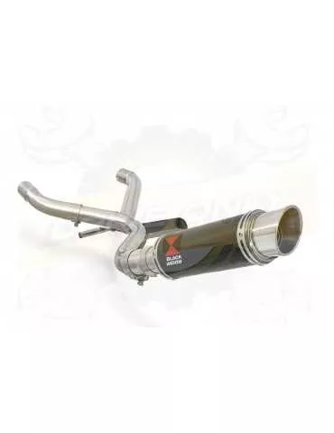 R850R ROADSTER Décatalyseur exhaust collector & GP Style Rond En Carbone Silencieux 230mm