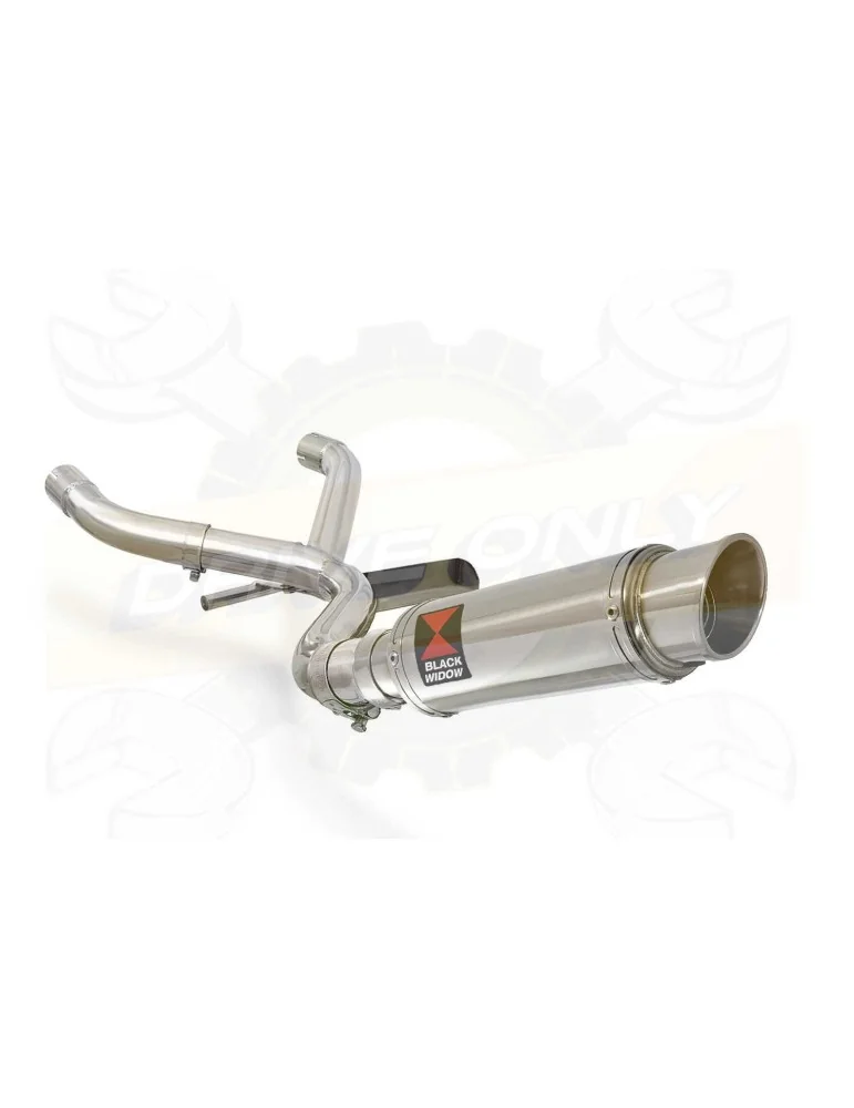 R1150 GS ADVENTURE Décatalyseur exhaust collector & GP Style Rond Silencieux En Inox 230mm