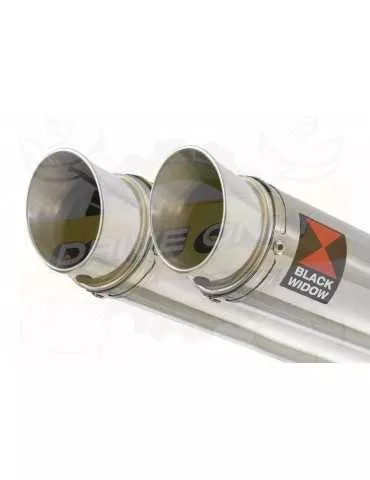 CBR1100 CBR 1100 XX Blackbird 4-2 Ligne complète & Silencieux GP Rond En Inox 350mm