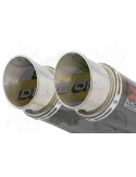 CBR1100 CBR 1100 XX Blackbird 4-2 exhaust tube de raccords et GP Rond Carbon Silencieux 350mm