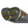 CBR1100 CBR 1100 XX Blackbird 4-2 Tube de raccord et Silencieux Ovale Noir Inox + Carbone tip 200mm