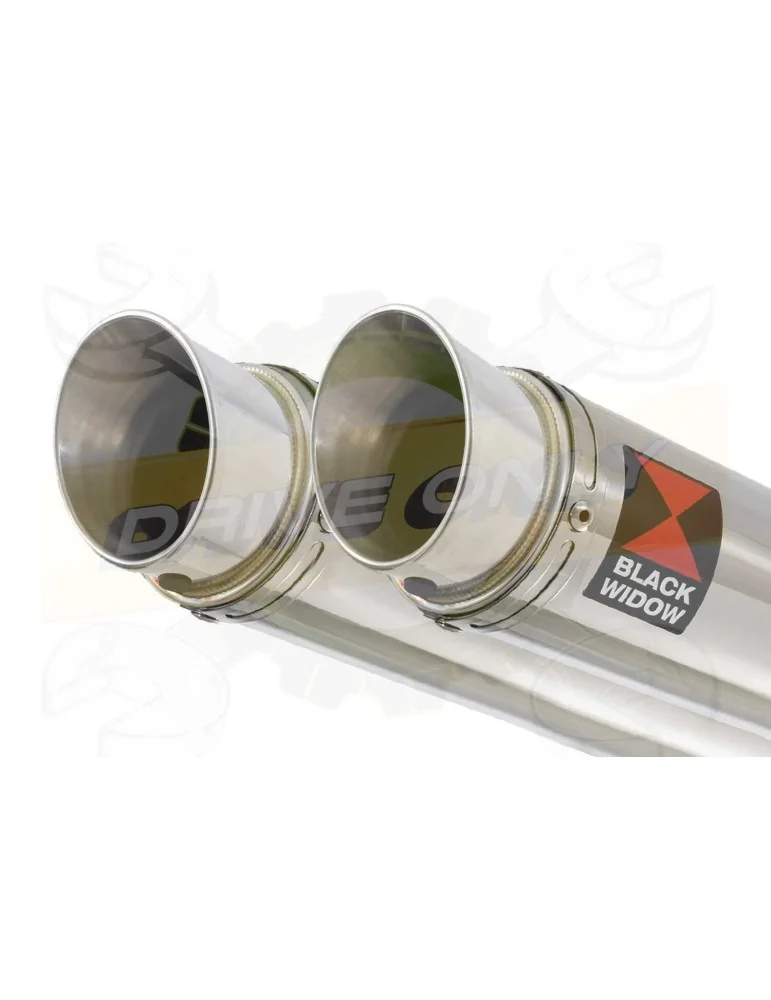 CBR1100 CBR 1100 XX Blackbird 4-2 Tube de raccord et Silencieux GP Rond En Inox 350mm