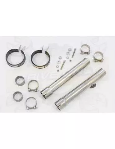 CBR1100 CBR 1100 XX Blackbird 4-2 Tube de raccord et Silencieux Rond En Inox 200mm