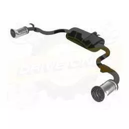 Silencieux Ulter Sport 107-306/13 portesTM FIAT Seicento 1998-2010  0.9i & 1.1i Sporting
