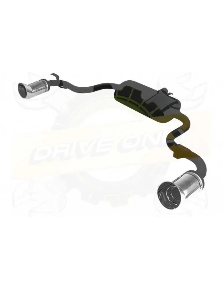 Silencieux Ulter Sport 107-306/13 portesTM FIAT Seicento 1998-2010  0.9i & 1.1i Sporting