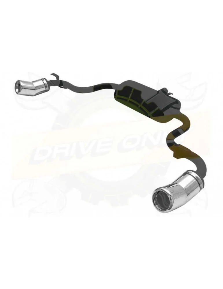Silencieux Ulter Sport 107-306/13-1 FIAT Seicento 1998-2010 0.9i & 1.1i Sporting