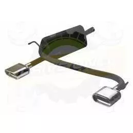 Silencieux Ulter Sport OPEL Astra H Break 2004-2009  1.2 / 1.4 / 1.6 / 1.8 