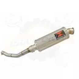WR 125 R/X 2009/2016 Link Pipe and 300mm Round Stainless Steel Silencer