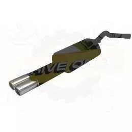 Silencieux Ulter Sport  129-208/12-1 VOLKSWAGEN Bora 1999-2005 Berline 1-8i 20V