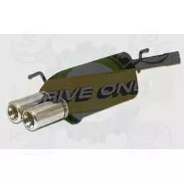 Silencieux sport pour OPEL Corsa C 2001-2006 HATCHBACK 1-0i 12V)