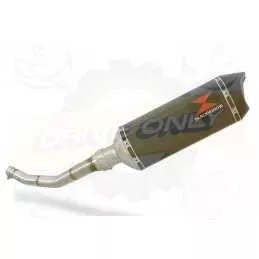 WR 125 R/X 2009/2016 Link Pipe and 300mm Hexagonal Carbon Fibre Silencer + Carbon Fibre Tip