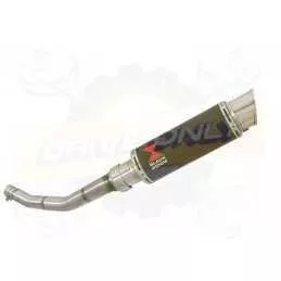 WR 125 R/X 2009/2016 Link Pipe and 230mm Round GP Style Carbon Fibre Silencer + Titanium Ends