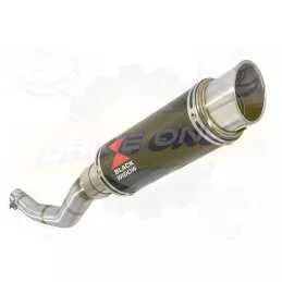 WR 125 R/X 2009/2016 Link Pipe and 230mm Round GP Style Carbon Fibre Silencer + Titanium Ends