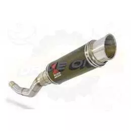 WR 125 R/X 2009/2016 Link Pipe and 230mm Round GP Style Carbon Fibre Silencer