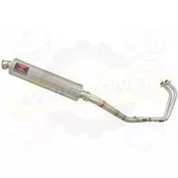 YZF R3 YZF R25 2015 - 2017 Decata Ligne complète + Silencieux Rond en Inox 450mm  