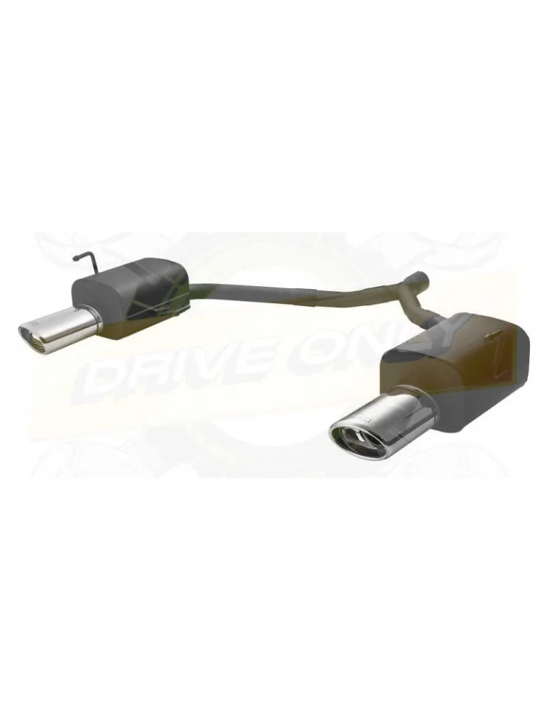 Silencieux sport  pour OPEL Signum 2003-2008 HATCHBACK 1-8i 16V)