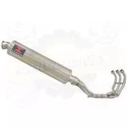 XSR 900 2016 2017 High Level De-cat Exhaust System with 450mm Round Stainless Steel Silencer