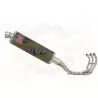 XSR 900 2016 2017 High Level De-cat Exhaust System with 400mm Oval Carbon Fibre Silencer