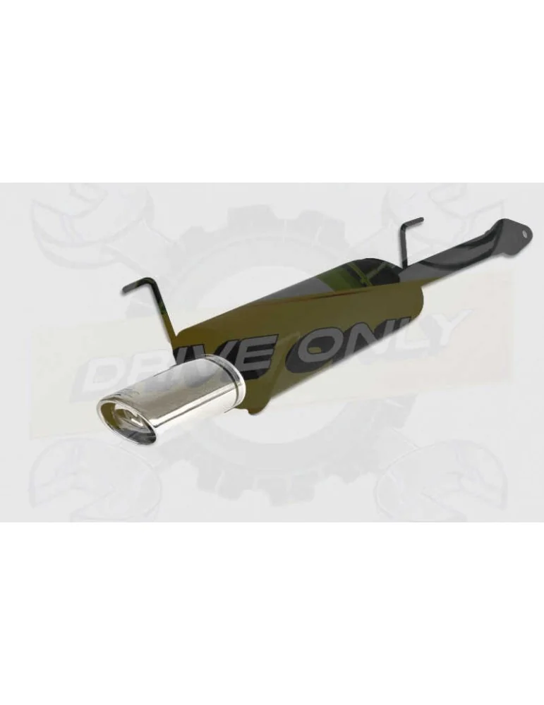 Silencieux sport  pour OPEL Astra G BERTONE 1998-2003 CABRIO 2-2 16V)