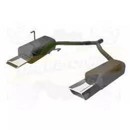 Silencieux sport pour OPEL Vectra C (2002-2008 Break 1-8i 16V)