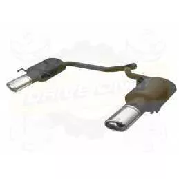 Silencieux sport 120-347/27 pour OPEL Insignia 2 roues motrices 2008-2012 Break 2.0 CDTi)