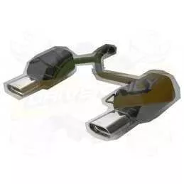 Silencieux Ulter Sport 108-322/21-1 D Mondeo Mk IV 2007-2014 Berline & Break 1.8 Tdci / 2.0 Tdci 