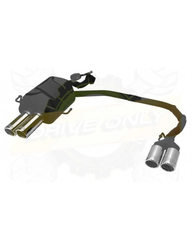Silencieux sport 120-305/28 pour OPEL Astra G HATCHBACK 1998-2003 HATCHBACK 2-0 DTi)