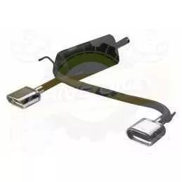 Silencieux sport 120-323/21-1 pour OPEL Astra H HATCHBACK 2004-2009 HATCHBACK 5D 1-6i)