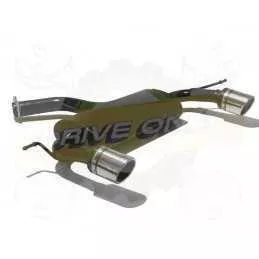 Silencieux Ulter Sport  129-316/90RS VOLKSWAGEN Scirocco III 2008-2013 2-0 TDi