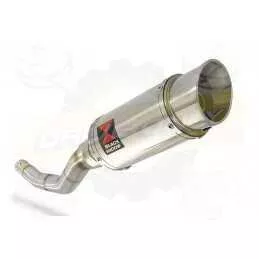 WR 125 R/X 2009/2016 Link Pipe and 200mm Round Stainless Steel Silencer