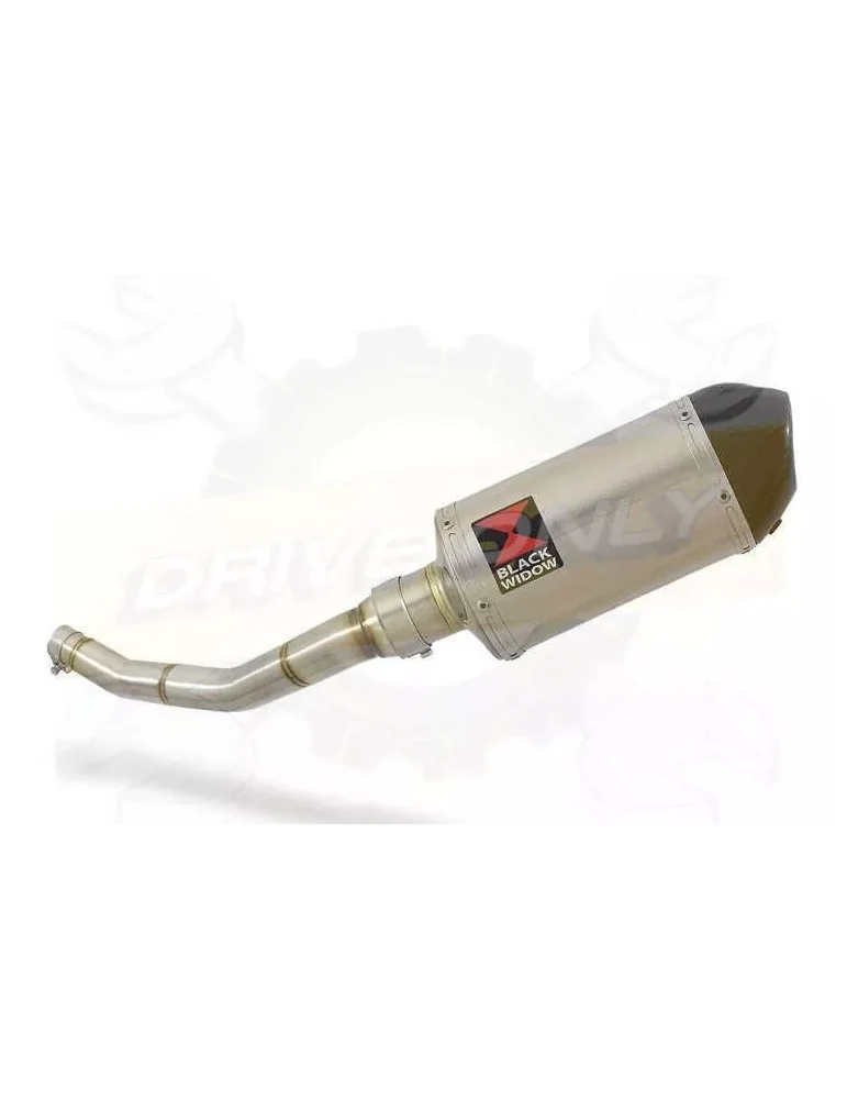 WR 125 R/X 2009/2016 Link Pipe and 200mm Oval Stainless Steel Silencer + Carbon Fibre Tip